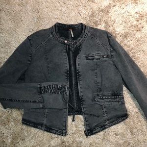 Free People Cropped Jacket